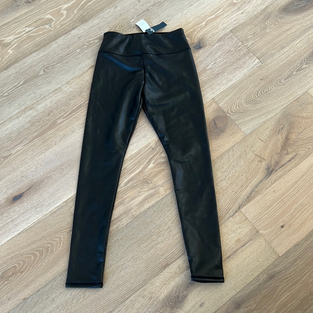 Hollister leather leggings/pants
